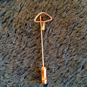 Vintage Goldtone  Mushroom Pin